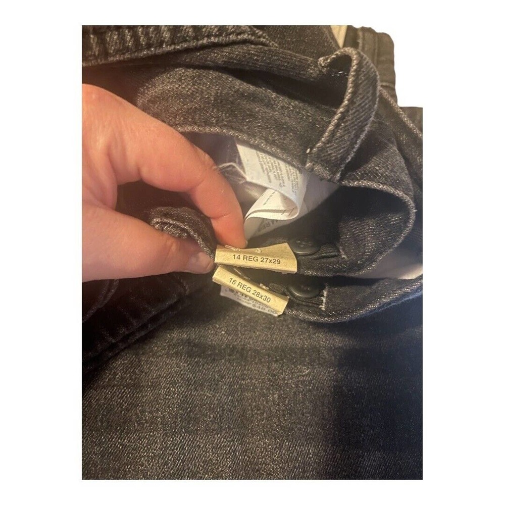 Levi's Silvertab Stay Loose Eco Ease Black Denim Jeans - Picture 4 of 4